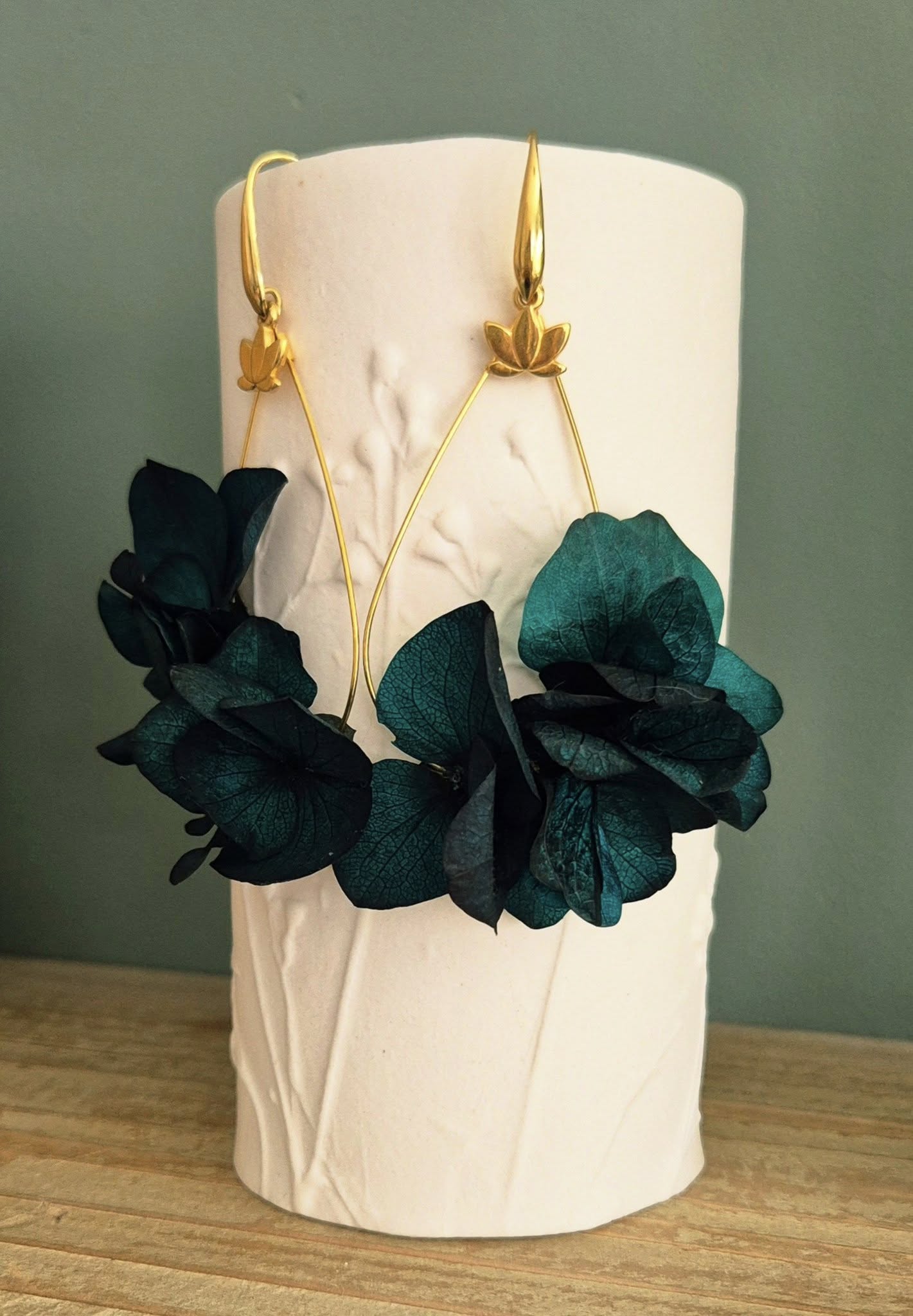 Boucles d’oreilles florales