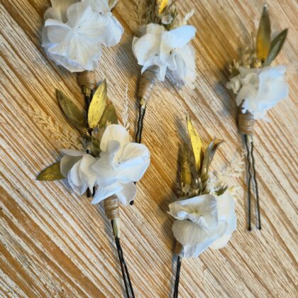 Epingles à cheveux en végétaux stabilisés - sur commande