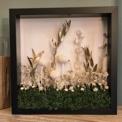 Tableau en végétaux séchés et stabilisés "horizon"