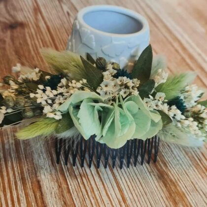 Peigne en végétaux séchés et stabilisés - sur commande