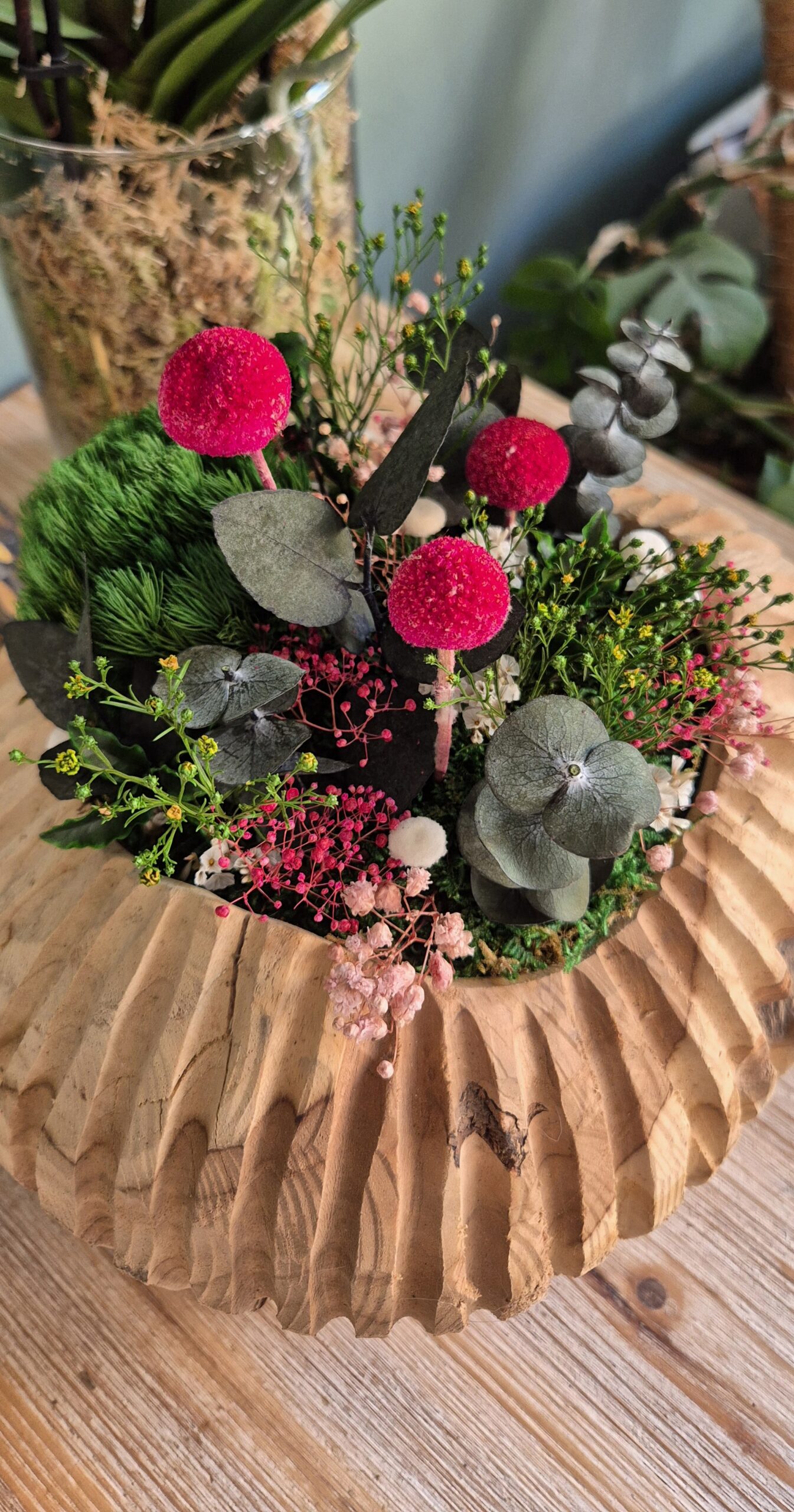 Pot en teck végétalisé - Image 4