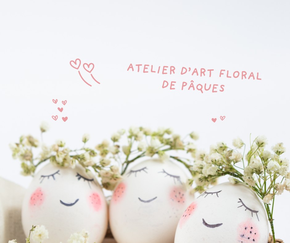 Nid de Pâques fleuris